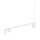 Flexible Hängelampe Aluminium Glas Weiß GU10 G9 107 cm