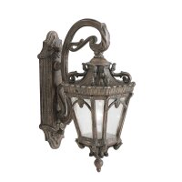 Au&szlig;enwandlampe Glas Antik Vintage IP44 Hof Haus