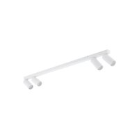 Schwenkbarer Deckenspot GU10 Weiß Metall 90,5 cm lang