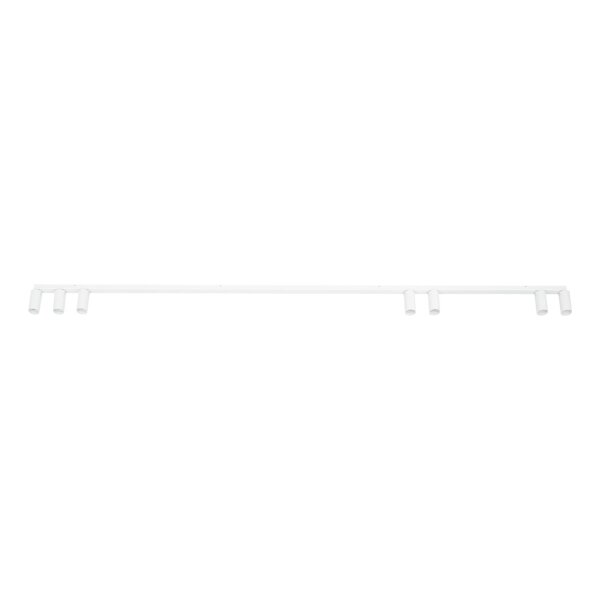 Länglicher Deckenstrahler Weiß 212 cm GU10 7-flammig