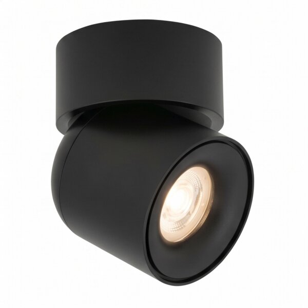 Flexibler Deckenstrahler Schwarz GU10 B:9,4 cm klein