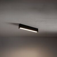 LED Deckenleuchte Schwarz Aluminium 1200 lm L:50 cm