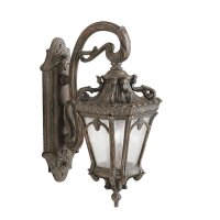 Au&szlig;enwandleuchte Antik IP44 Aluminium Glas opulent