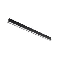LED Deckenleuchte Schwarz Aluminium 3000 lm L:150 cm