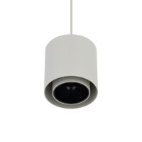 Runde Pendelleuchte Metall GU10 Ø13 cm Seidengrau