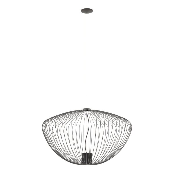 Dekorative Pendelleuchte Metall Umbra Grau GU10 L:70 cm