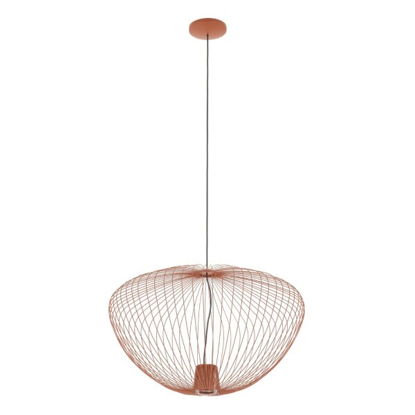 Dekorative Hängelampe Metall B:70 cm GU10 in Terrakotta