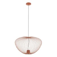 Dekorative H&auml;ngelampe Metall B:70 cm GU10 in Terrakotta