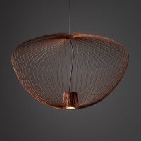 Dekorative Hängelampe Metall B:70 cm GU10 in Terrakotta