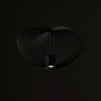 Dekorative Hängelampe Metall B:54,5 cm GU10 Umbra Grau