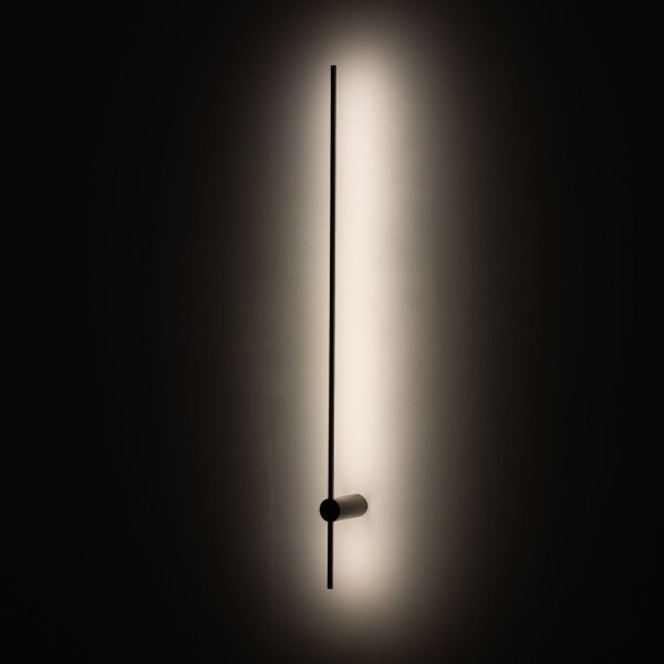 LED Wandleuchte Seidenolive 570 lm H:120 cm indirekt