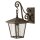 Braune Wandlampe FELTON IP44 Rustikal Hof elegant