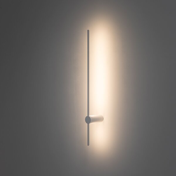 LED Wandlampe Weiß 11 W 460 lm 3000 K H:80 cm indirekt