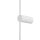 LED Wandlampe Weiß 11 W 460 lm 3000 K H:80 cm indirekt