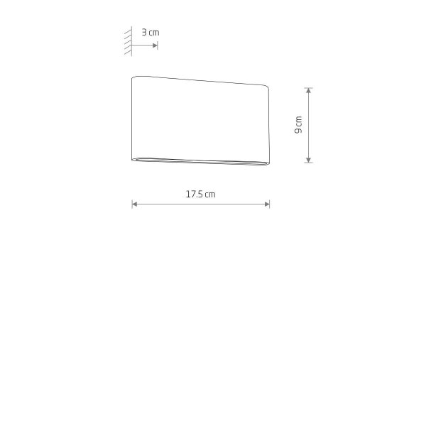 LED Wandlampe außen Up Down Aluminium IP54 in Messing