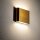 LED Außenwandleuchte Up Down Aluminium IP54 in Messing
