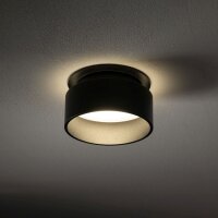 Einbauleuchte Schwarz Aluminium GU10 Ø8 cm rund...