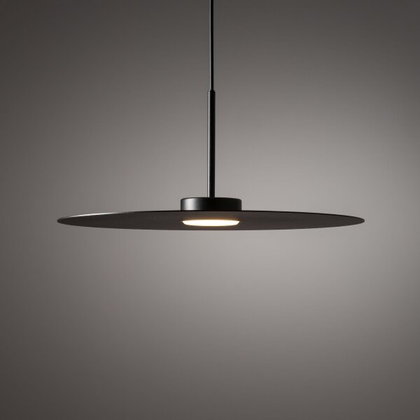 Moderne Pendelleuchte Stahl GX53 rund Ø40 cm Schwarz