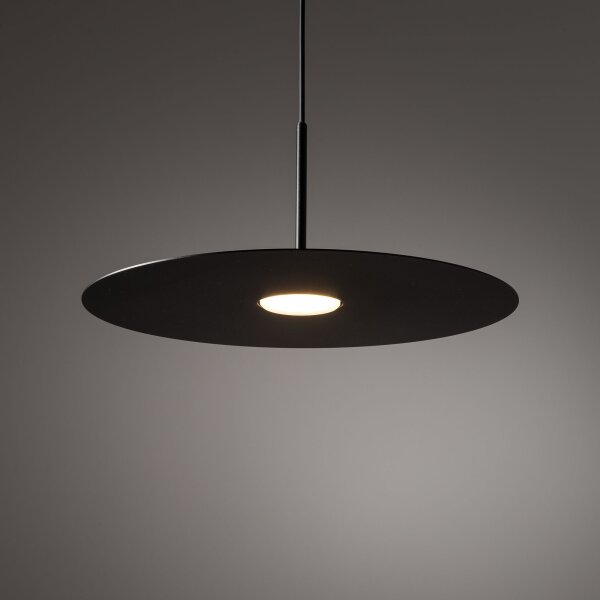 Moderne Pendelleuchte Stahl GX53 rund Ø40 cm Schwarz