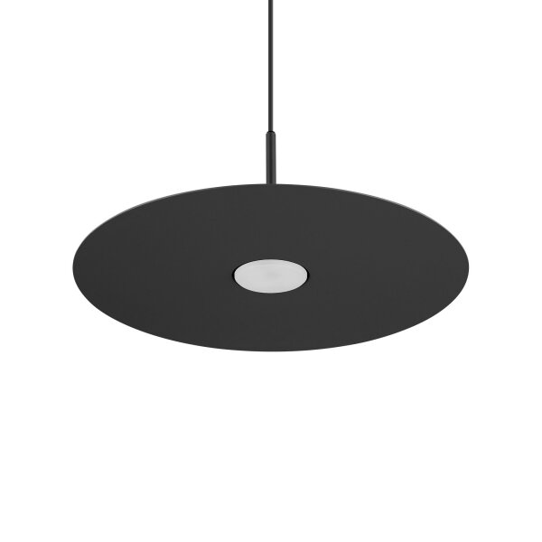 Moderne Pendelleuchte Stahl GX53 rund Ø40 cm Schwarz