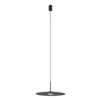 Moderne Pendelleuchte Stahl GX53 rund &Oslash;40 cm Schwarz
