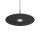 Moderne Pendelleuchte Stahl GX53 rund Ø40 cm Schwarz