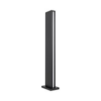 LED Wegeleuchte Schwarz Aluminium IP54 70 cm 600 lm
