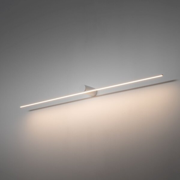 LED Wandleuchte Weiß Aluminium B:120 cm 3000 K 750 lm