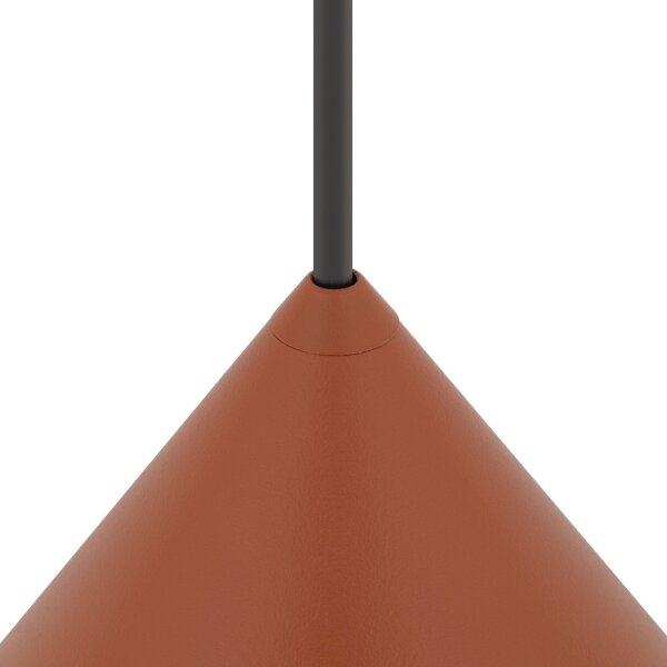 Stilvolle Pendelleuchte Metall GU10 Ø35 cm Terrakotta