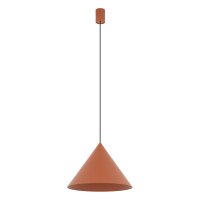 Stilvolle Pendelleuchte Metall GU10 &Oslash;35 cm Terrakotta