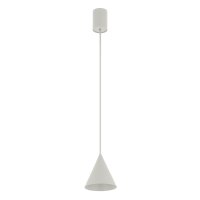Runde Pendelleuchte Seidengrau &Oslash;11 cm GU10 Metall