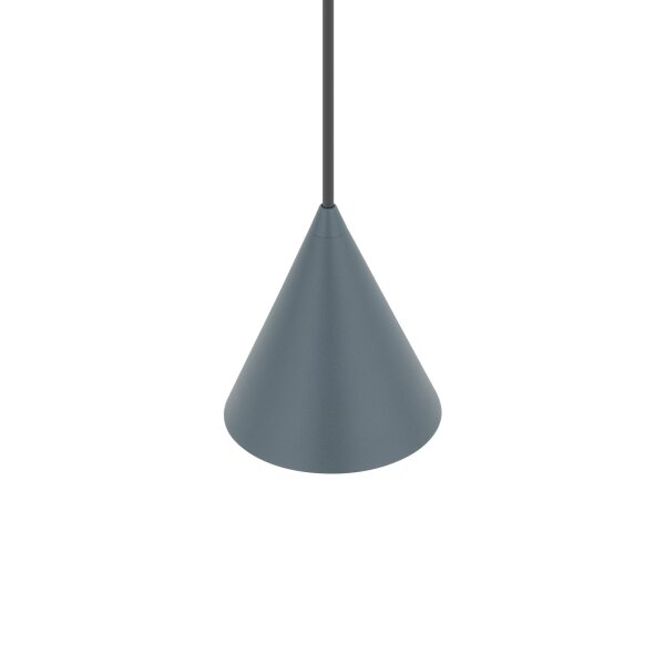Runde Hängeleuchte Umbra Blau Ø11 cm GU10 Metall Kegel