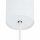 Suspension ronde blanche Ø11 cm GU10 métal cône