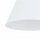 Suspension ronde blanche Ø11 cm GU10 métal cône