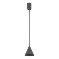 Runde H&auml;ngeleuchte Umbra Grau &Oslash;11 cm GU10...