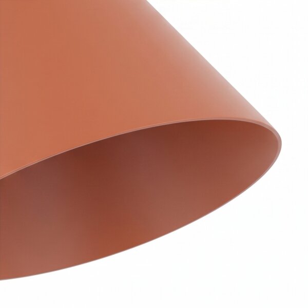Runde Hängelampe Terrakotta Ø11 cm GU10 Metall Kegel