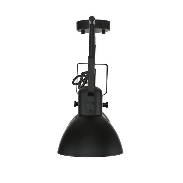 Deckenstrahler Schwarz Metall E14 Retro Wohnzimmer