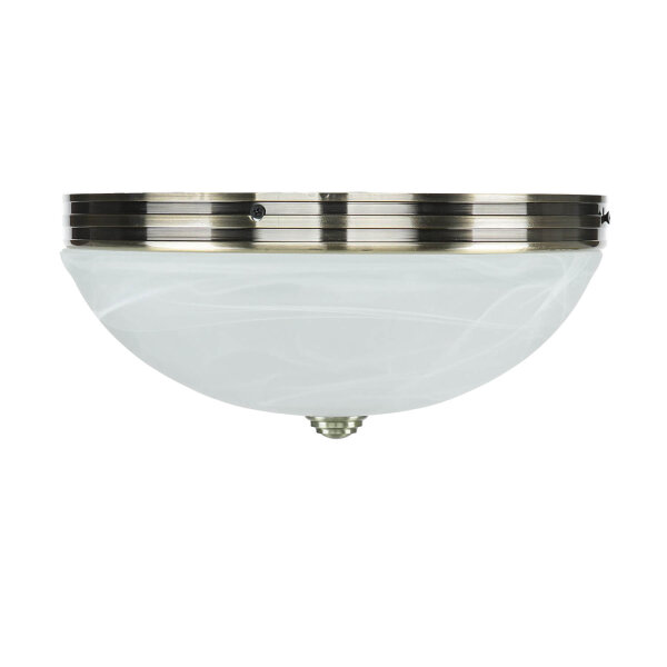 Jugendstil Deckenlampe Glas 2xE27 Ø31cm ORCHIDEA
