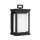 Wandlampe Au&szlig;en Schwarz Wei&szlig; Stahl Glas IP44 E27