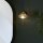 Wandleuchte mit Schalter IP44 Metall Glas in Messing G9