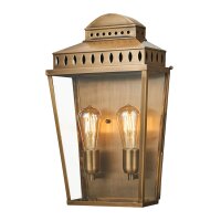 Messing Wandlampe IP44 Vintage au&szlig;en handgefertigt