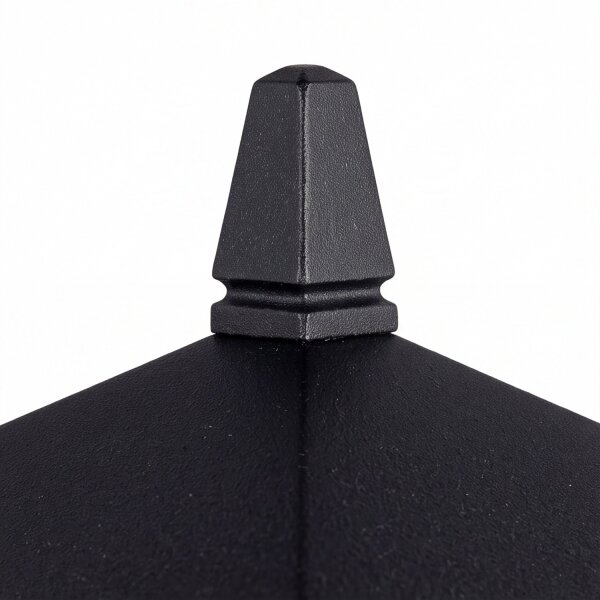 Wandlampe Schwarz IP44 Aluminium außen stilvoll