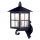 Wandlampe Schwarz IP44 Aluminium au&szlig;en stilvoll