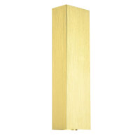 Wandleuchte innen 2-flammig Up Down in Gold GU10 Metall