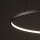 LED Hängeleuchte Ring Ø 60 cm Schwarz 2700 K 660 lm Metall