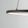 LED Hängeleuchte Ring Ø 60 cm Schwarz 2700 K 660 lm Metall