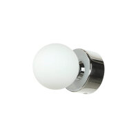 Wandlampe Bad IP44 rund in Chrom Ø7,5cm