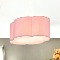 Deckenlampe Rosa Wolke Stoff Kinder Baby niedlich