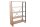 Mehrzweck Regal Industrial 110 x 154 cm MDF Metall