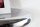 Wandregal Metall in Silber B: 40 cm rund schwebend